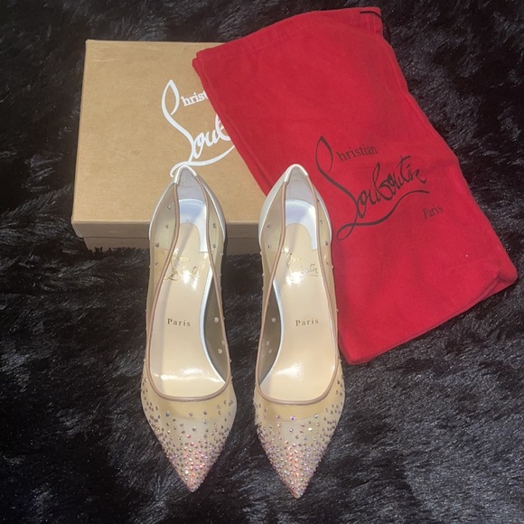 Christian Louboutin Follies Strass White size 41 - Picture 3 of 8